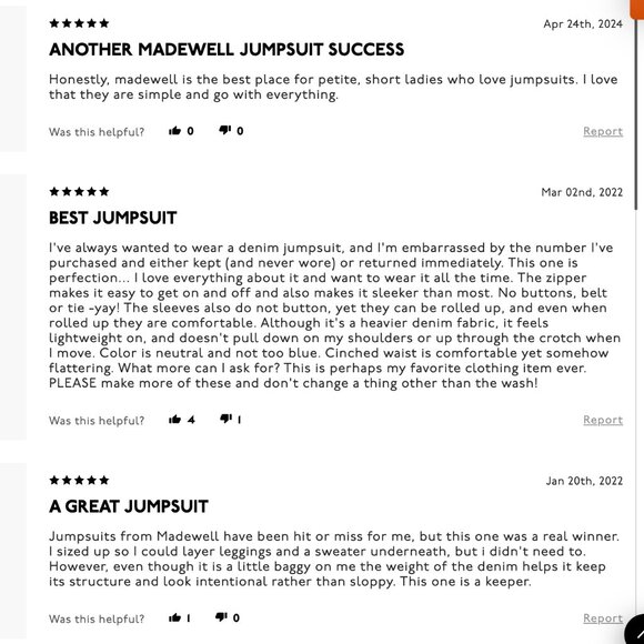 Madewell Denim Straight Coverall Jumpsuit - Picture 3 of 6